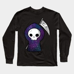 Cute Galaxy grim reaper Long Sleeve T-Shirt